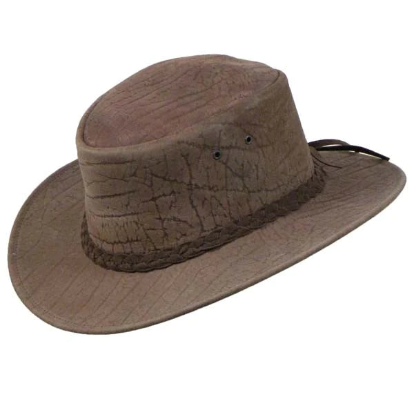 Colonial Embossed Leather Hat