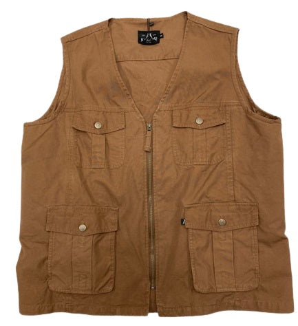 VIRGIL VEST in Tobacco