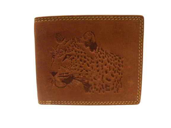 Cheetah Head Wallet