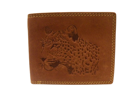 Cheetah Head Wallet