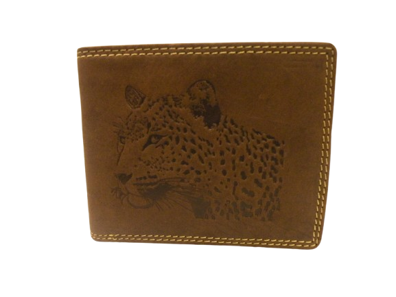 Cheetah Head Wallet