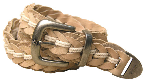 Tucker Buffalo Leather Hand Braided Belt