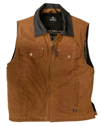 Kelly '12' Vest in Oilcloth